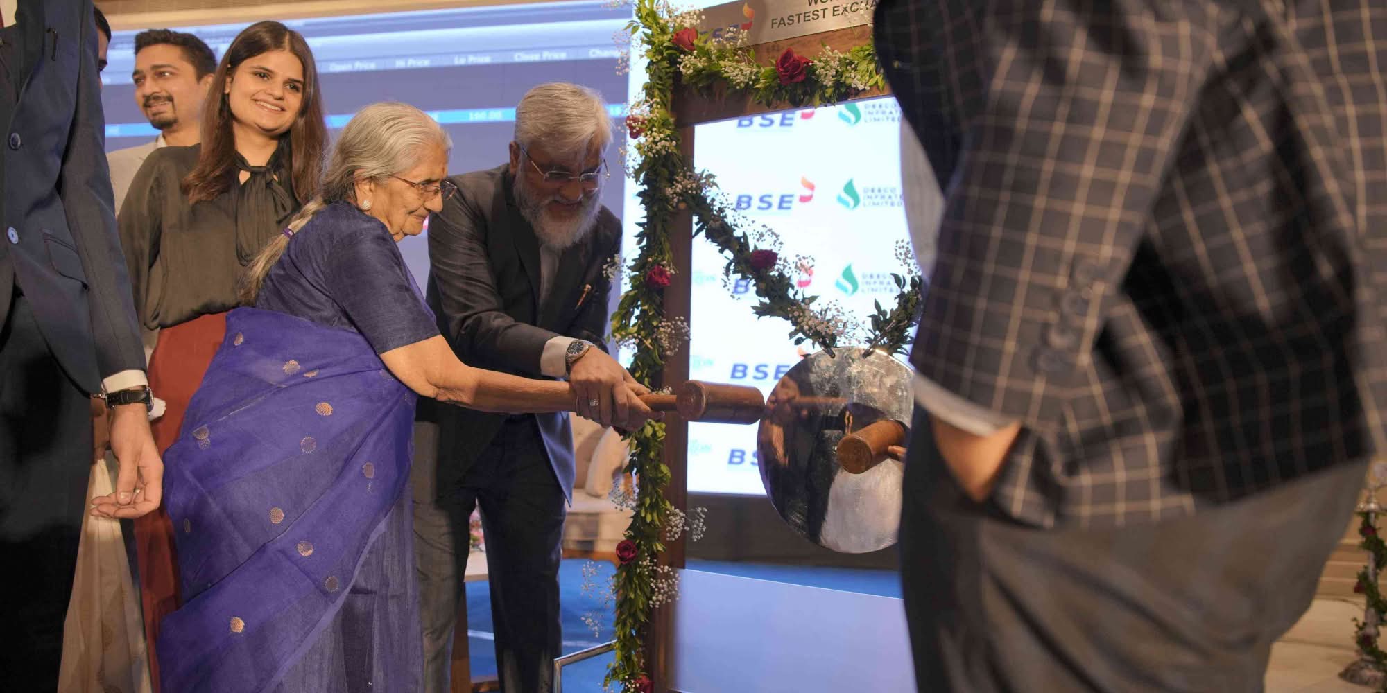 Official bell ringing ceremony for Desco Infratech Limited listing